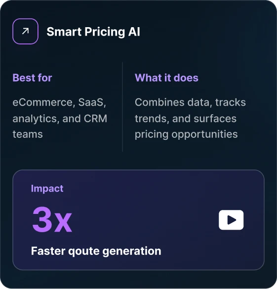 Smart Pricing AI Mobile preview