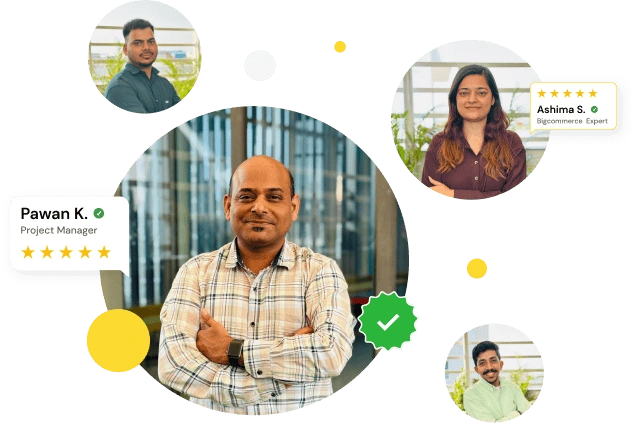 Real developers from our team, rated by clients
