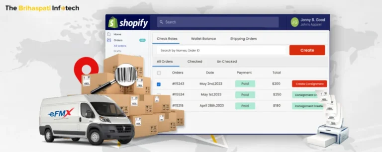 Shopify Custom Shipping Method Development For eFMX