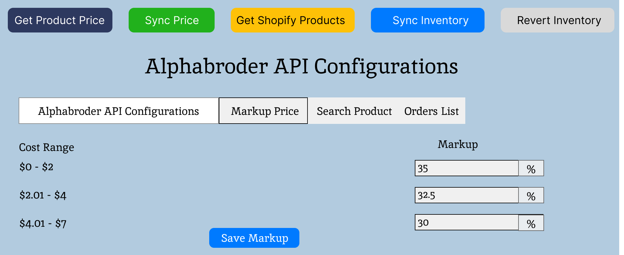 Markup Price Generator