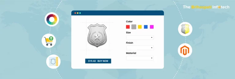 Magento Custom Product Designer for Badges