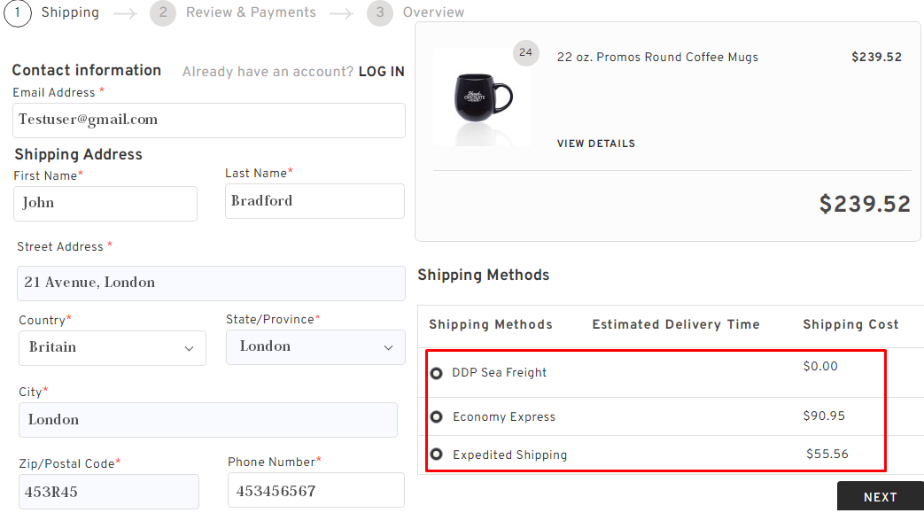 Custom Shipping Extension Magento