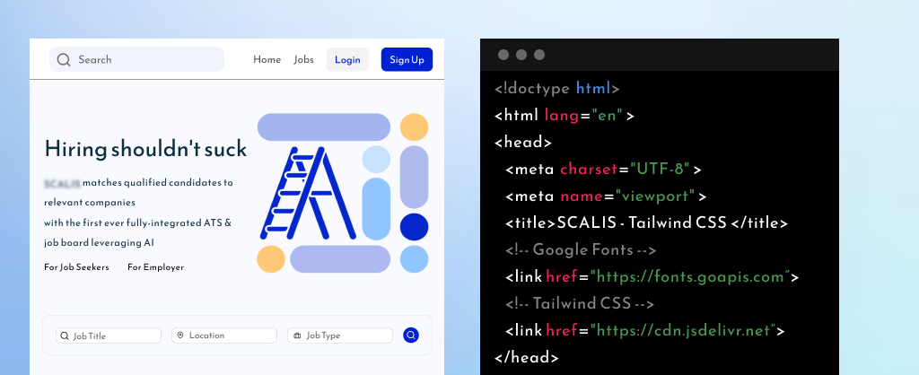 Tailwind Vs Bootstrap Example_1