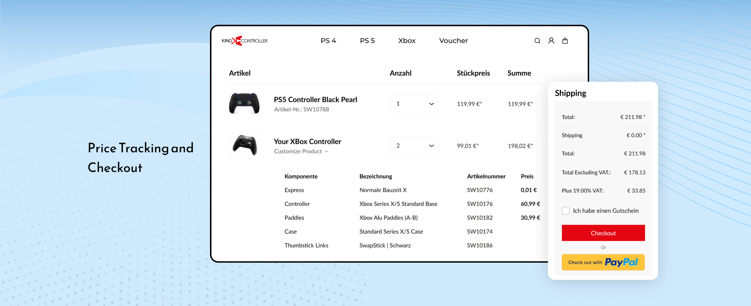 Xbox Controller Configurator checkout