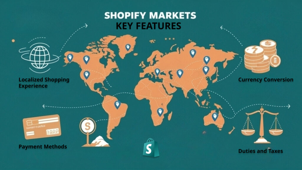 KEY FEATURES of shopify markets