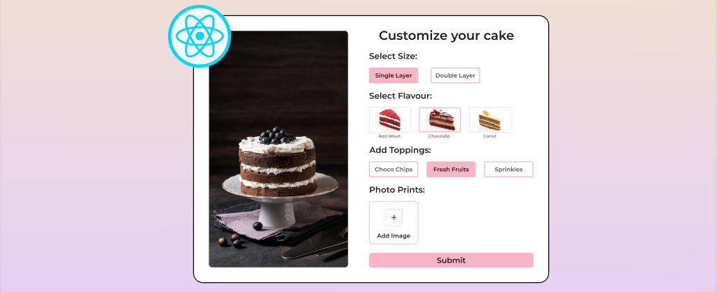 Cake App Frontend with React.JS