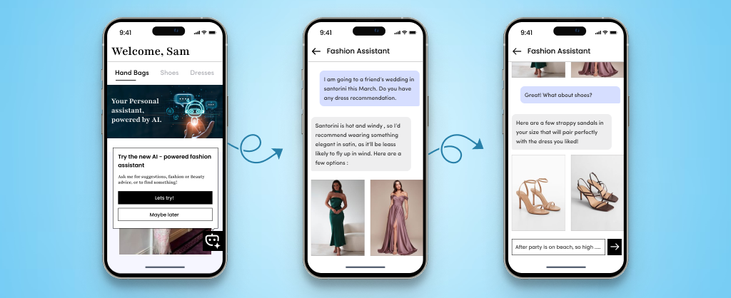 AI fashion assistant for retail stores 