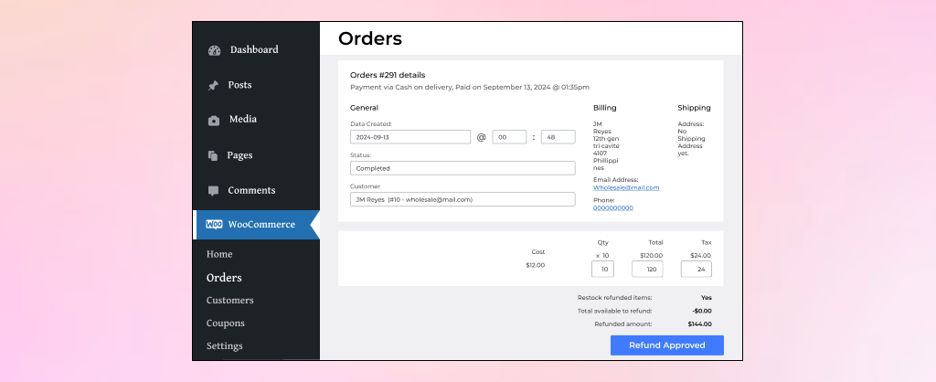 Manage Order Refunds & Cancellations