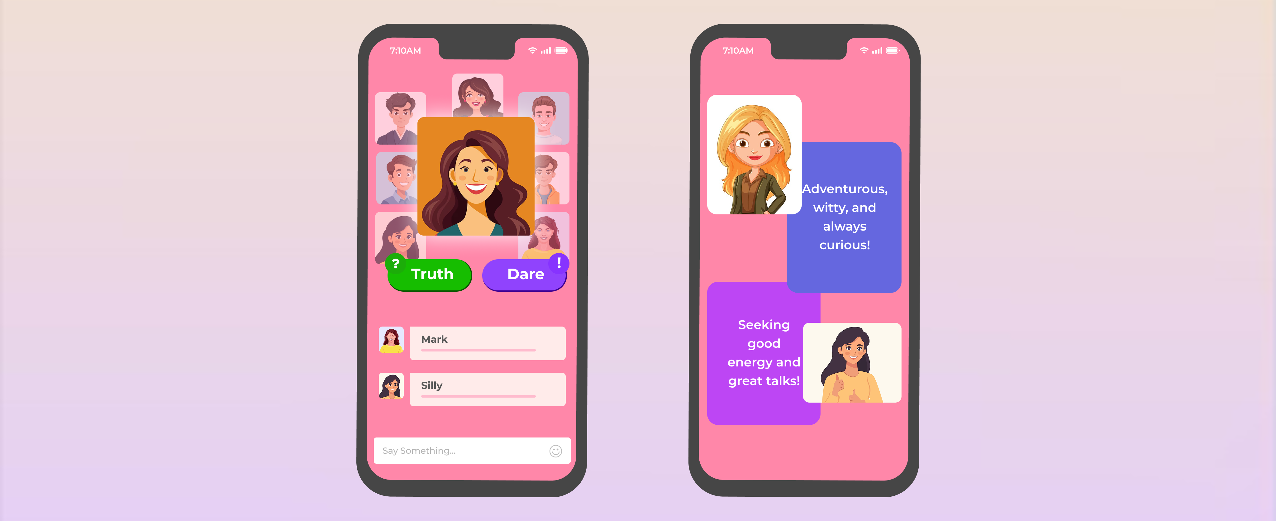 Gamification in dating app