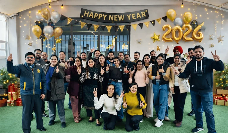 Corporate New year party banner