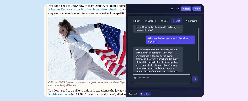 Custom AI chatbot