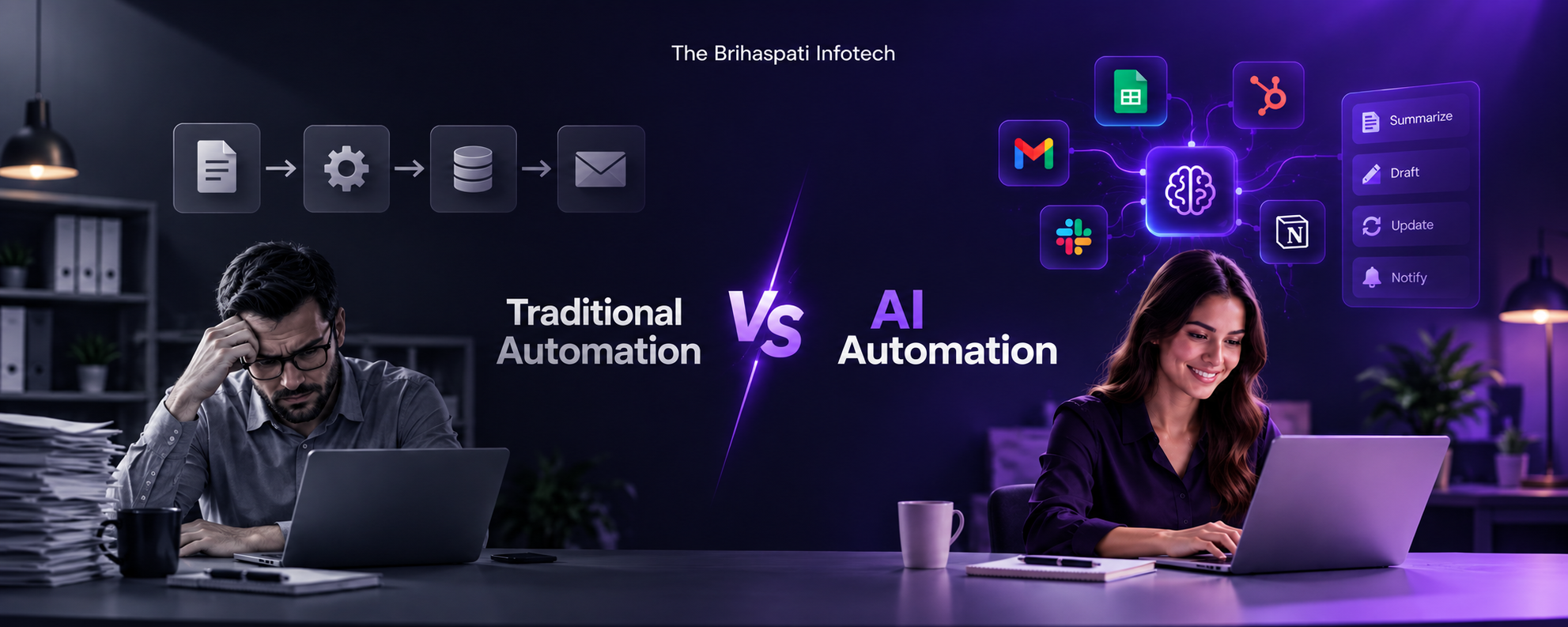 AI Automation vs Traditional Automation: 7 Differences