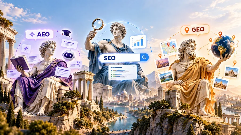 AEO vs SEO vs GEO: Which One Actually Matters in 2027?