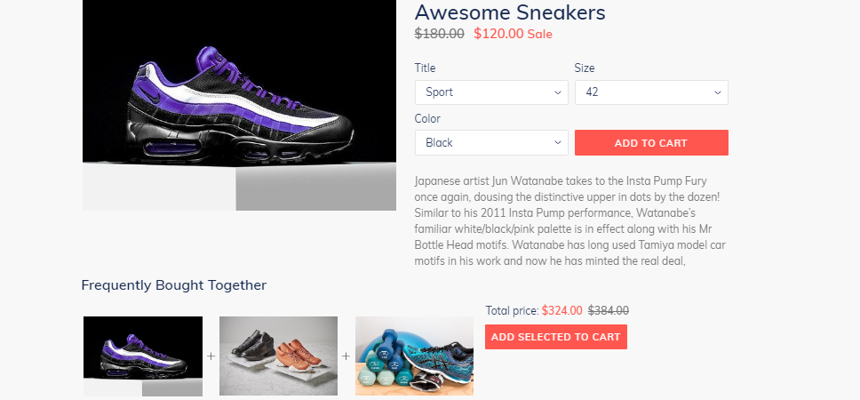 Shopify apps for Frequently bought together