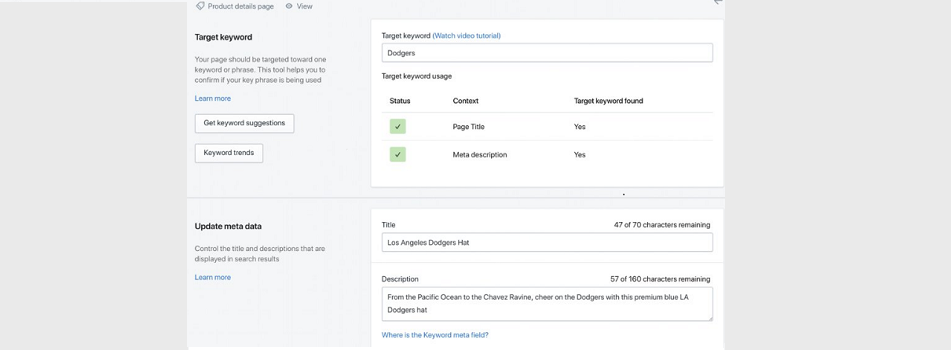 seo b2b ecommerce shopify app