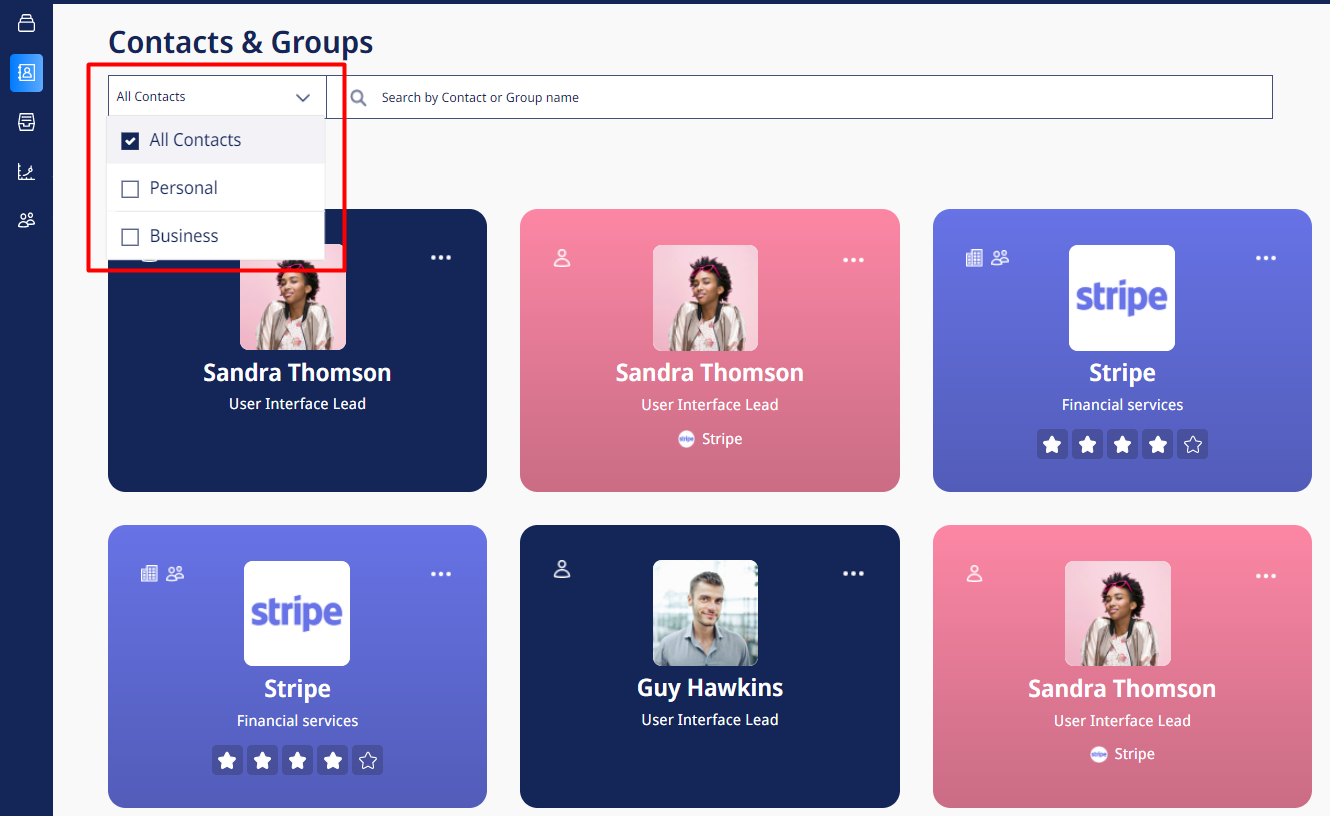 Contacts and Groups